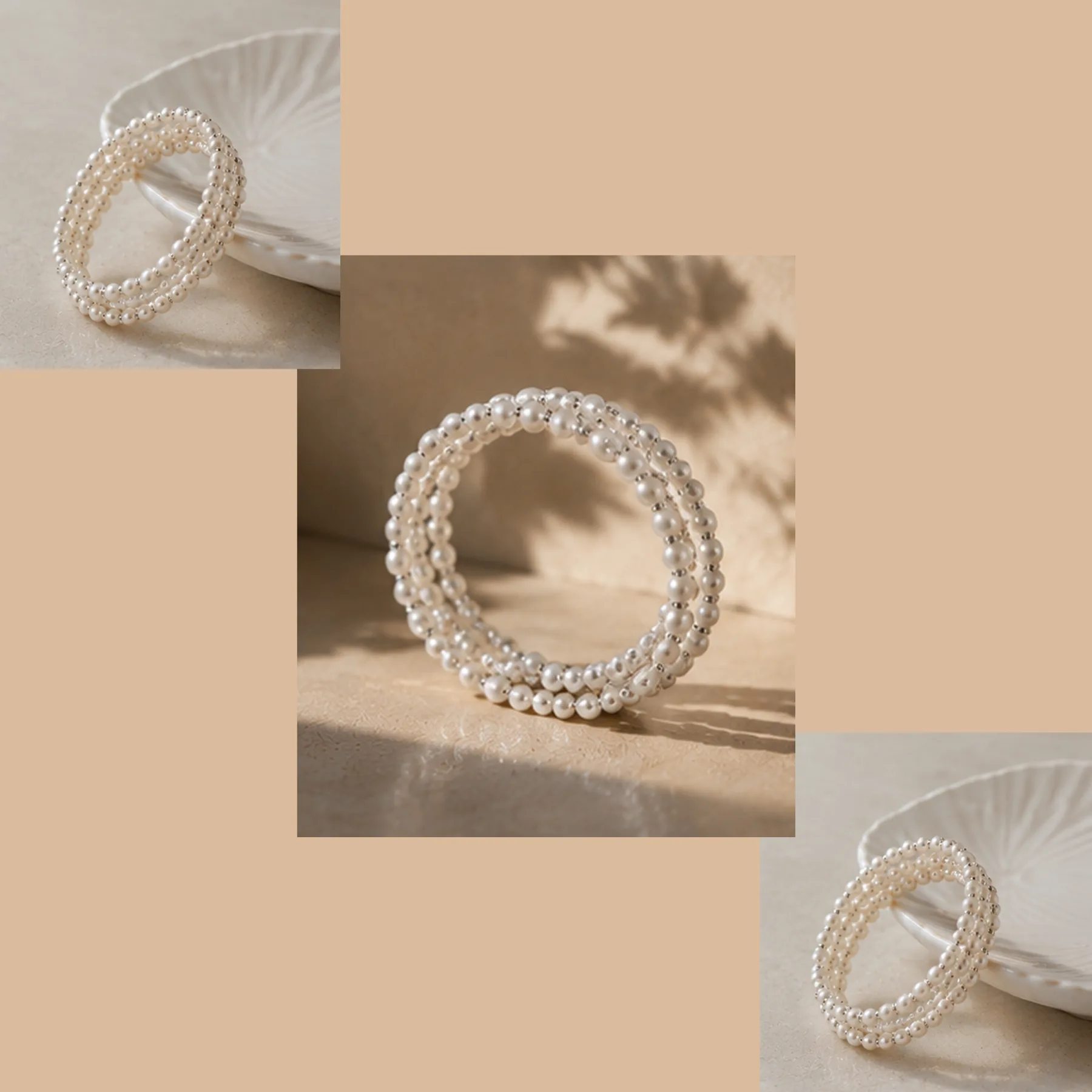 دستبند دخترانه مدل فنری کد TR66621